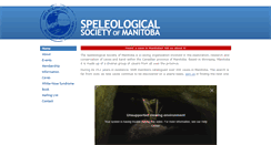 Desktop Screenshot of cavingmanitoba.com